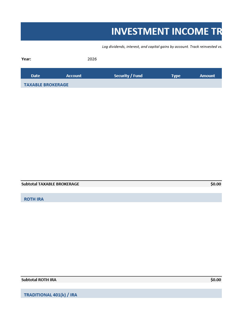 Investment Income