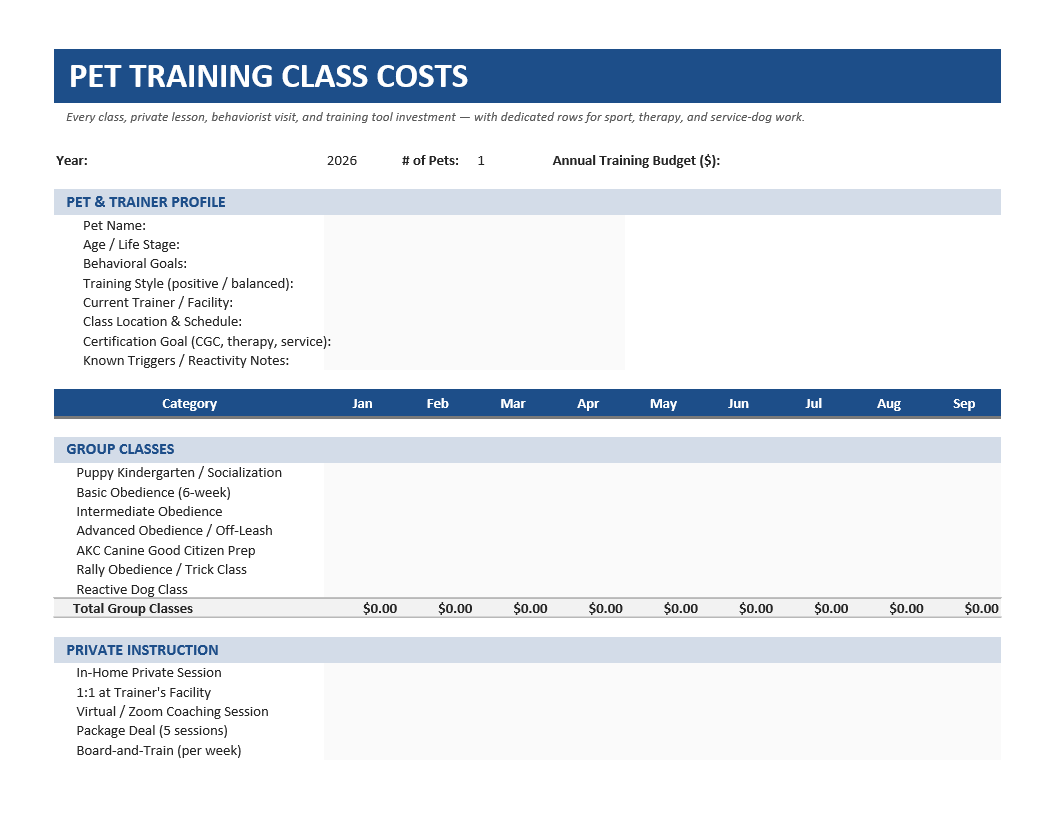 Training Classes