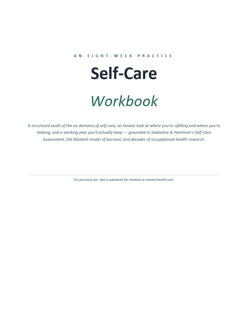Self Care Workbook