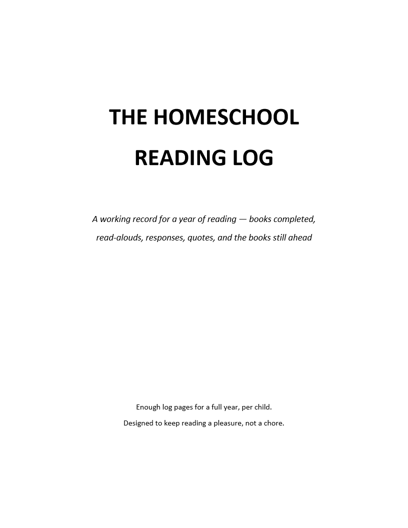 The Homeschool Reading Log