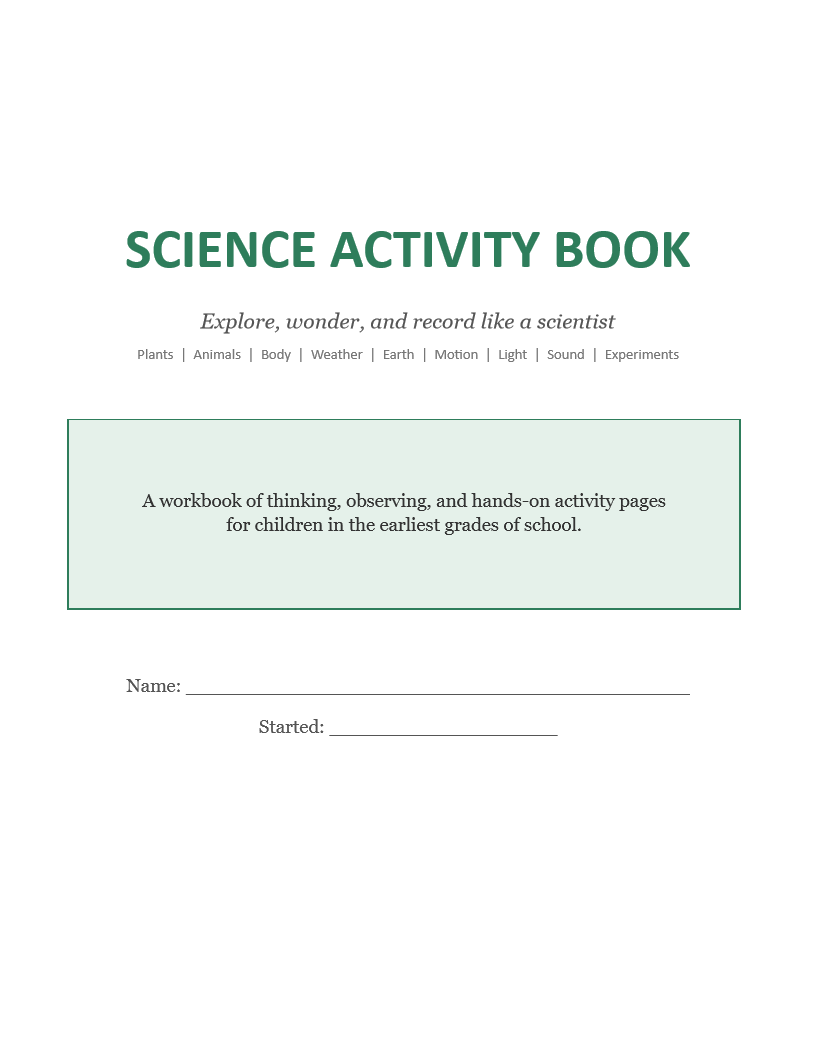 Science-Activity-Book