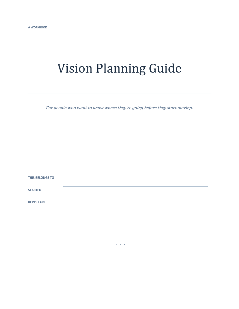 Vision Planning Guide