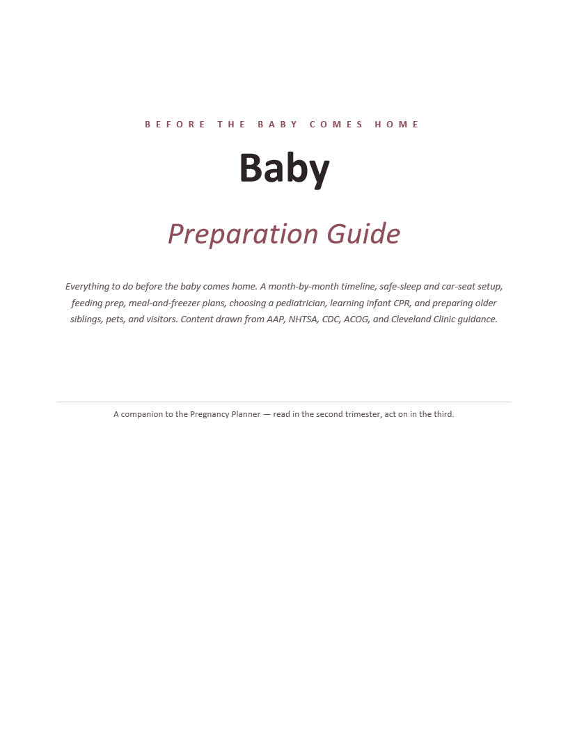 Baby Preparation Guide