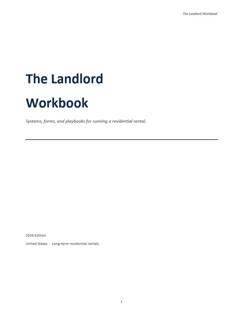 The Landlord Workbook