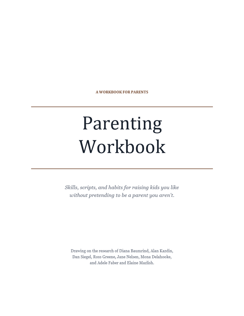 Parenting Workbook