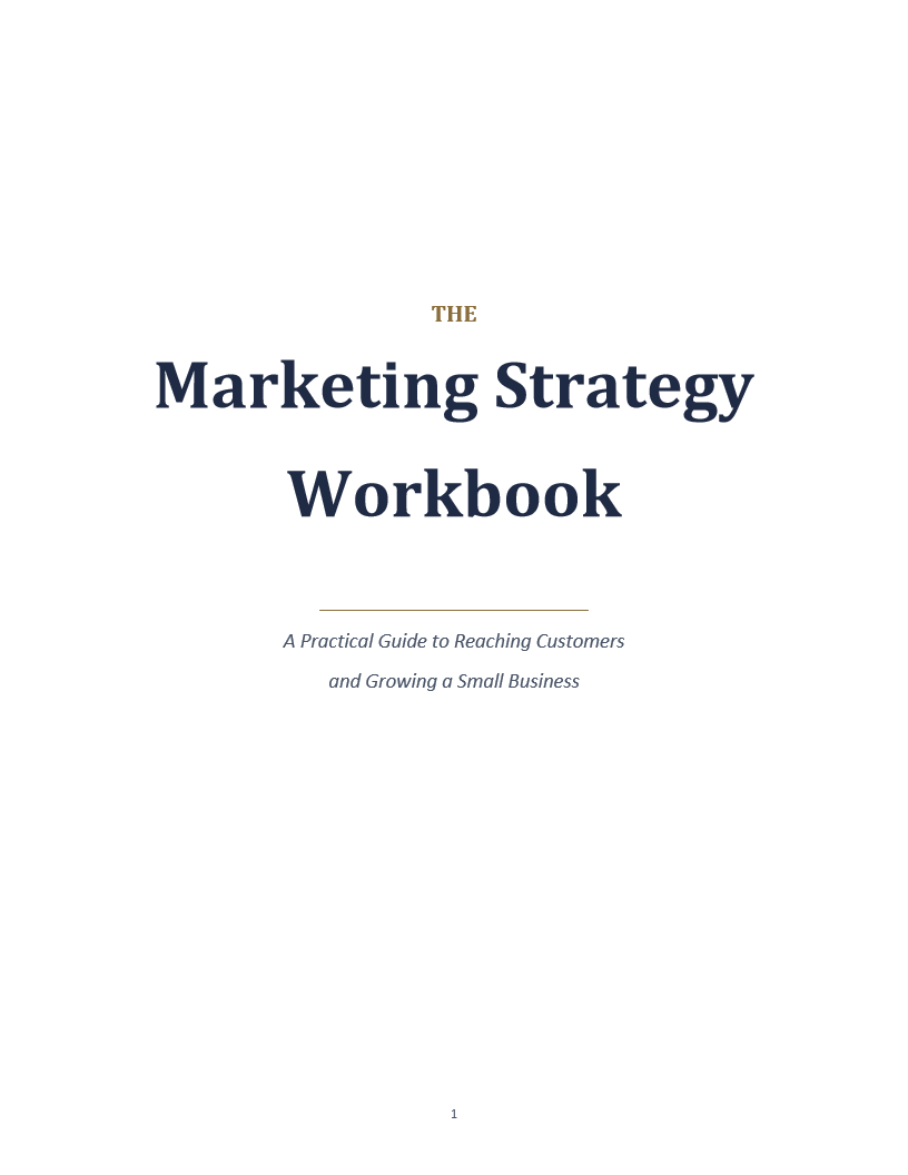 Marketing Strategy Workbook